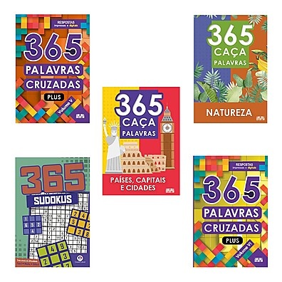 Passatempos 365: Palavras Cruzadas, Sudoku e Mais!