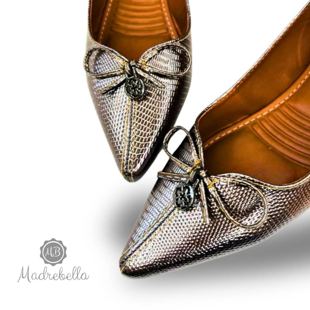 Sapatilha Lezard Prata Velho: Elegância e Conforto em Cada Passo