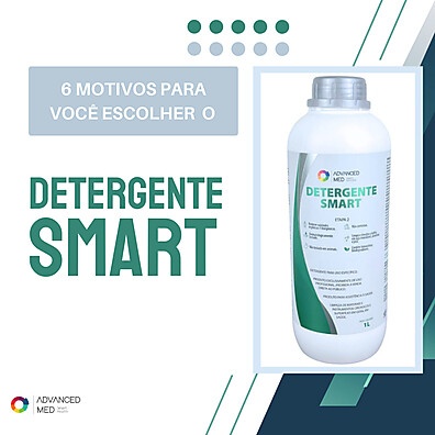Detergente Hospitalar Smart Advanced Med® 1L: Limpeza Profunda e Brilho em Um Só Passo