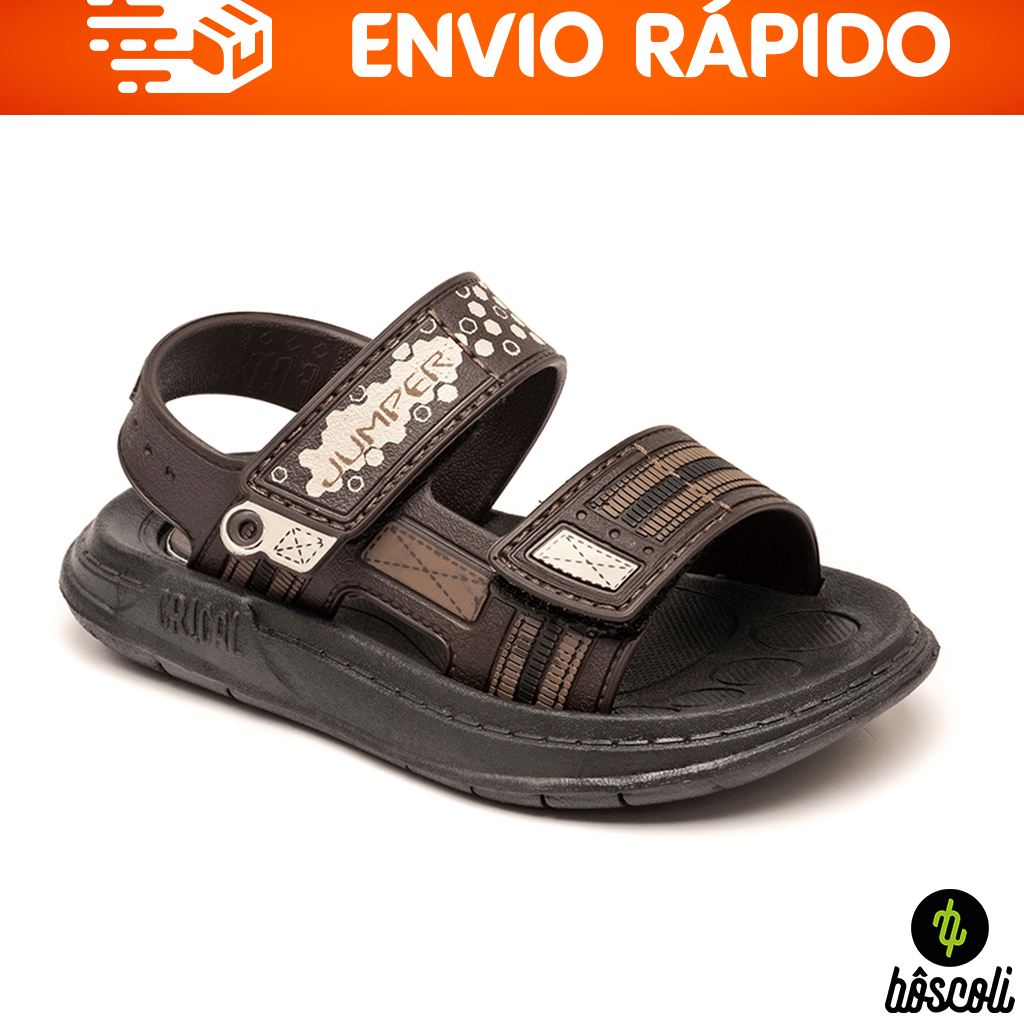 Chinelo Infantil Ortopédico Crical com Velcro – Conforto e Estilo para os Primeiros Passos