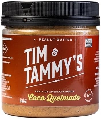 Tim & Tammy's Pasta de Amendoim Coco Queimado, 500g