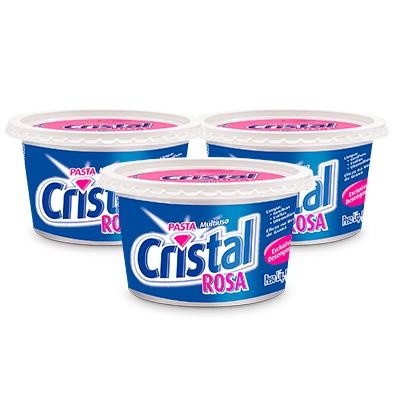 Pasta Cristal Rosa 500g: Limpeza Pesada Sem Esforço!