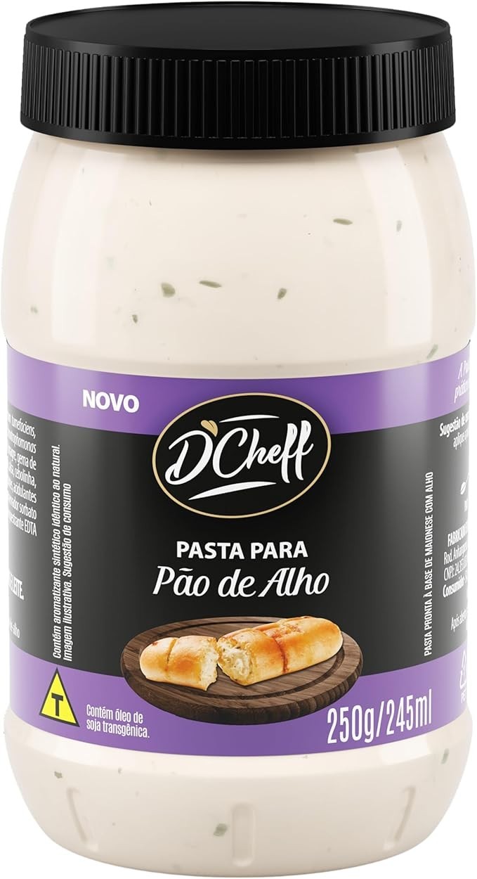 D'Cheff, Pasta para Pão de Alho, 250 Gramas