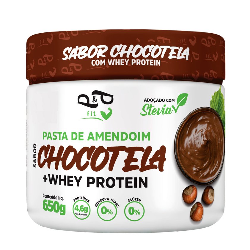 Pasta de Amendoim Chocotela P&P FIT: Sabor e Proteína!