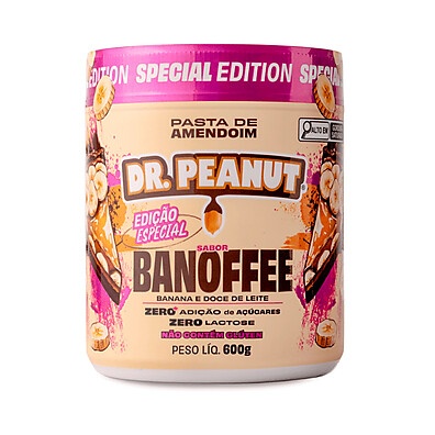 Pasta de Amendoim Dr. Peanut: Zero Lactose e 600g de Sabor!