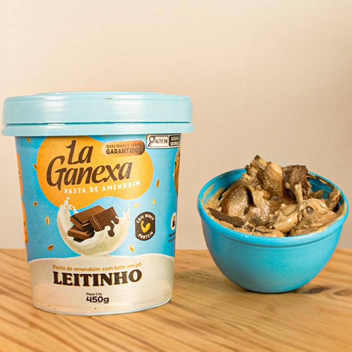 Pasta de Amendoim La Ganexa 450g: Zero Açúcar e Deliciosa!