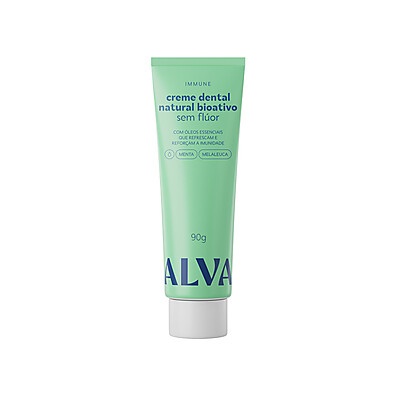 Pasta de Dente Immune Menta e Melaleuca Vegana Alva 90g