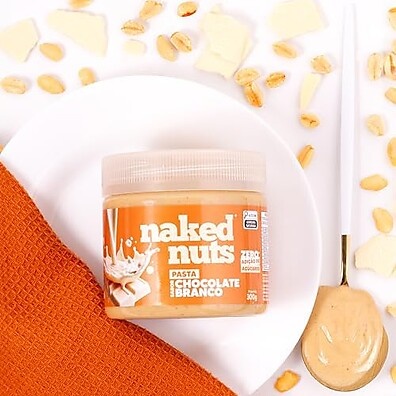 Naked Nuts: Pasta Amendoim Chocolate Branco 300g