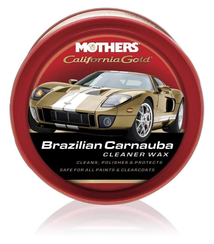Mothers Cera Cleaner Wax Pasta Brazilian Carnaúba 340gr: Brilho Intenso e Proteção Duradoura