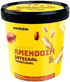 Pasta de Amendoim sabor integral tradicional, 1kg