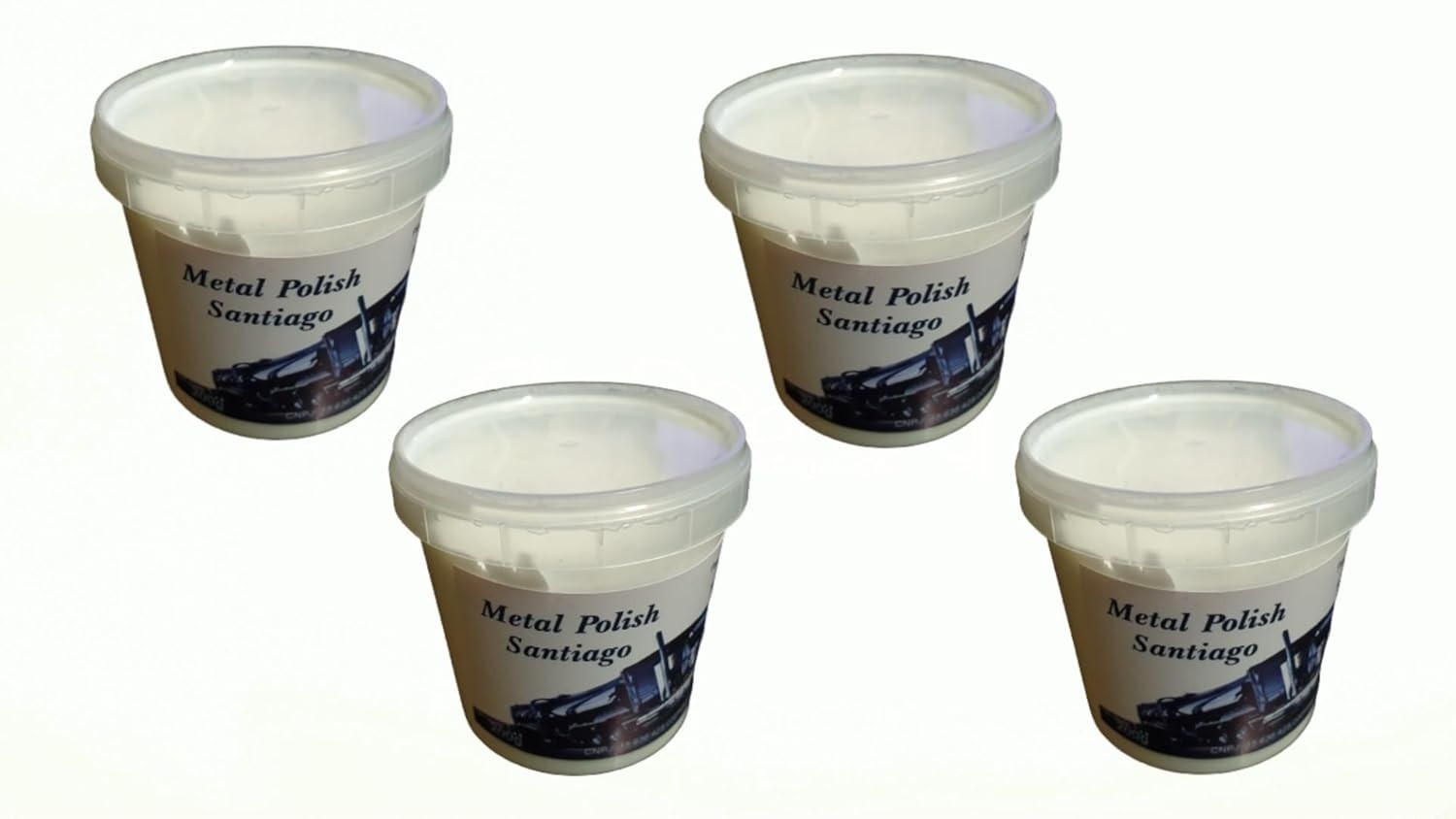 Kit 4 Pastas Polimento Premium: Rodas e Tanques de Alumínio Brilhantes!