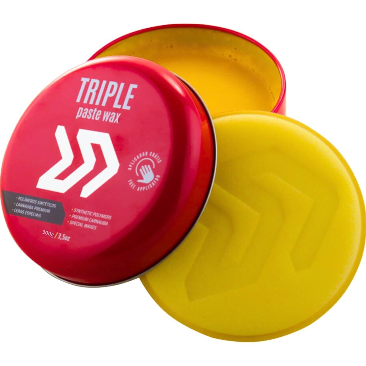 Cera Autoamerica Triple Paste Wax 3 Em 1 300g Brilho Proteçã