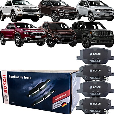 Pastilha de Freio Dianteira Bosch Toro Compass Renegade