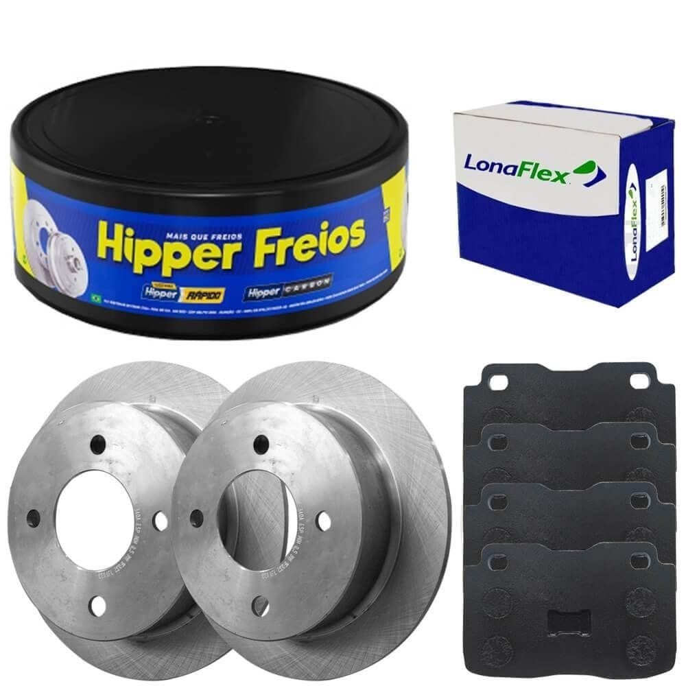 Pastilha e Disco de Freio Gol G1 94-95: Kit Completo