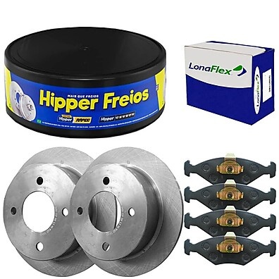 Pastilha e Disco de Freio Ka: Kit Completo 98-2009