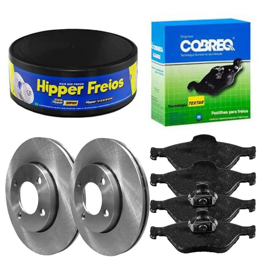 Pastilha e Disco Freio EcoSport 2003-2009: Kit Completo