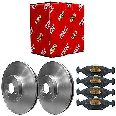 Pastilha e Disco Freio Idea: Kit TRW 10/15
