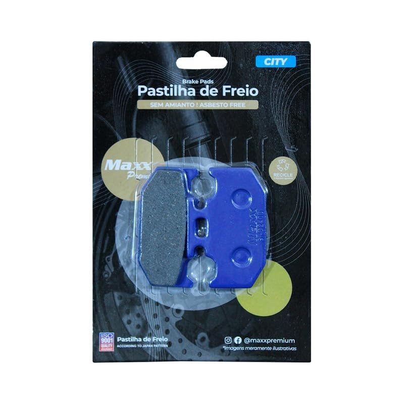 Pastilha de Freio Traseira Maxx Premium para Yamaha Fazer 250 - Segurança e Desempenho Confiável