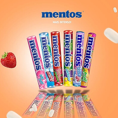 Mentos Drops: Refresque Seu Hálito com 16 Pastilhas!