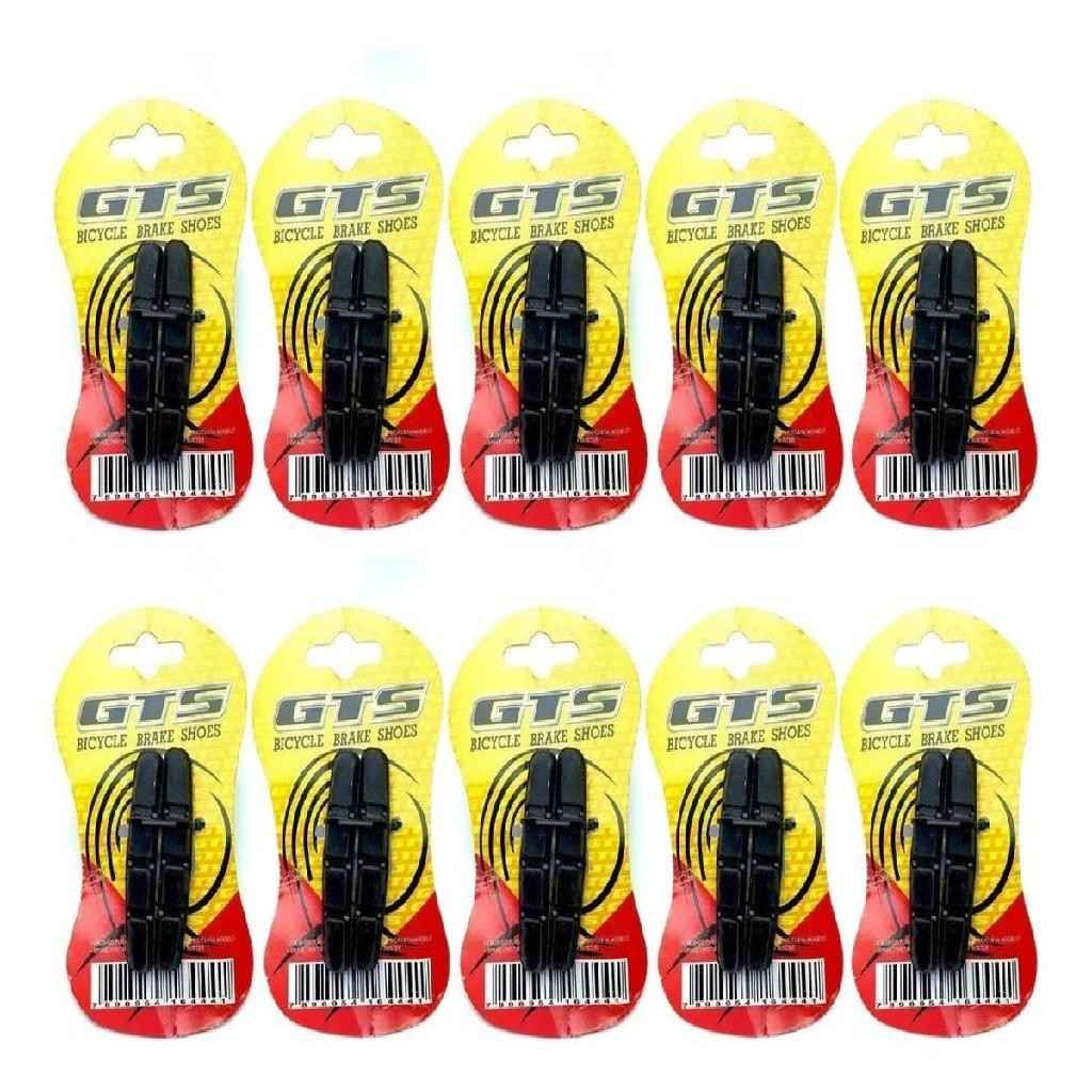 Pastilhas de Freio V-Brake GTS: Kit 10 Pares 70mm