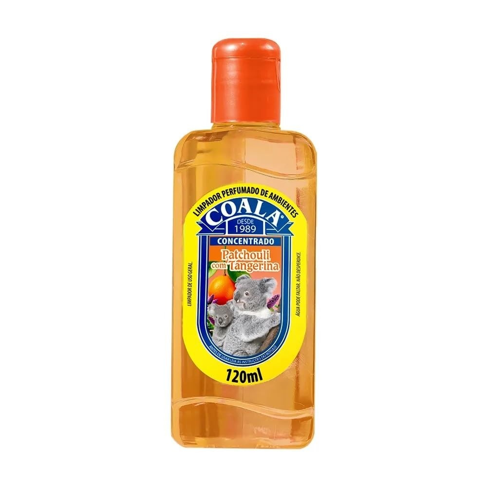 Coala Essencia Limpador Perfumado de Ambiente 120ml - Fragrância Patchouli com Tangerina
