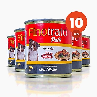 Patê Finotrato Filhote: Nutrição Premium em 10 Latas!