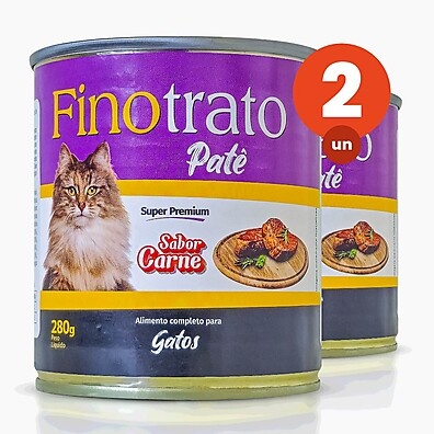 Patê Finotrato Gatos Carne: Nutrição Premium!