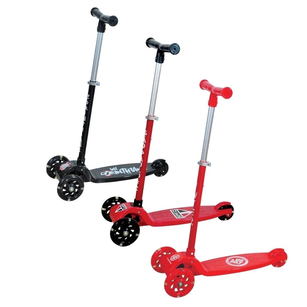 Patinete 3 Rodas com LED: Aventura e Segurança!