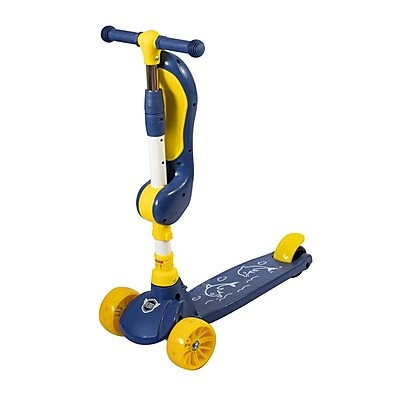 Patinete Infantil 3 Rodas com Música e LED – Diversão Garantida!