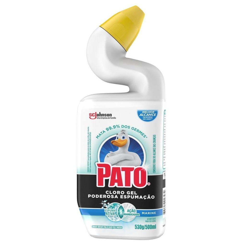 Pato Cloro Gel Marine: Limpeza Poderosa e Espuma!