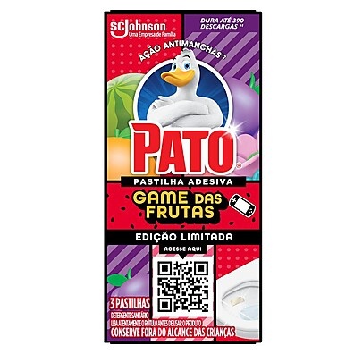 Pato Game das Frutas: Limpeza Fácil e Perfumada