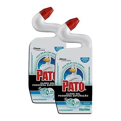 Pato Gel Marine: Kit 2 Desinfetantes 500ml