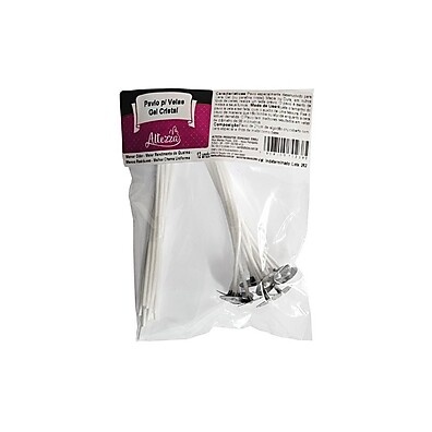 Pavio para Vela de Gel: Queima Perfeita (21cm)
