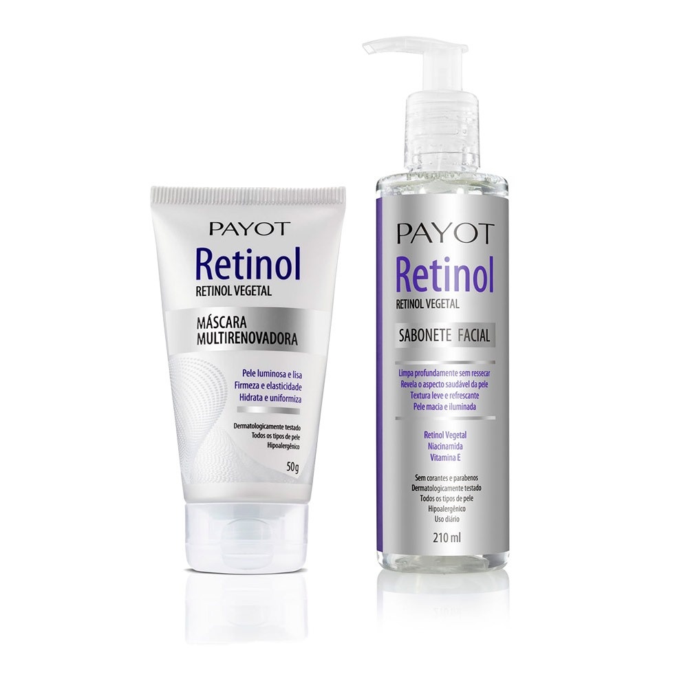 Payot Retinol: Kit Limpeza e Hidratação Facial