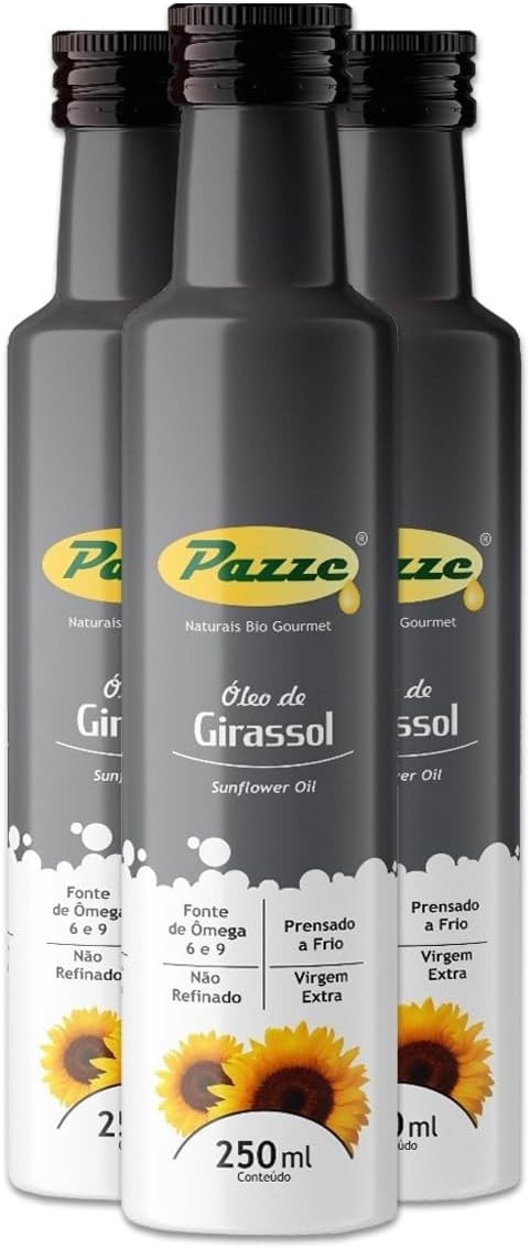 Kit 3 Óleo de Girassol Pazze 250 ml