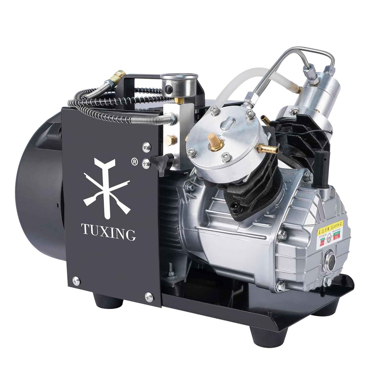Compressor de Ar TUXING 300Bar TXEDM041: Potência e Portabilidade para PCP, Paintball e Mergulho