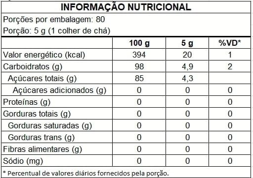 SANTO ANTONIO ALIMENTOS ACUCAR MASCAVO ORGANICO PCT 400G