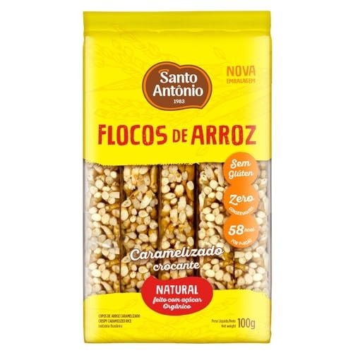 SANTO ANTONIO ALIMENTOS FLOCOS DE ARROZ CARAMELIZADO NATURAL PCT 100G