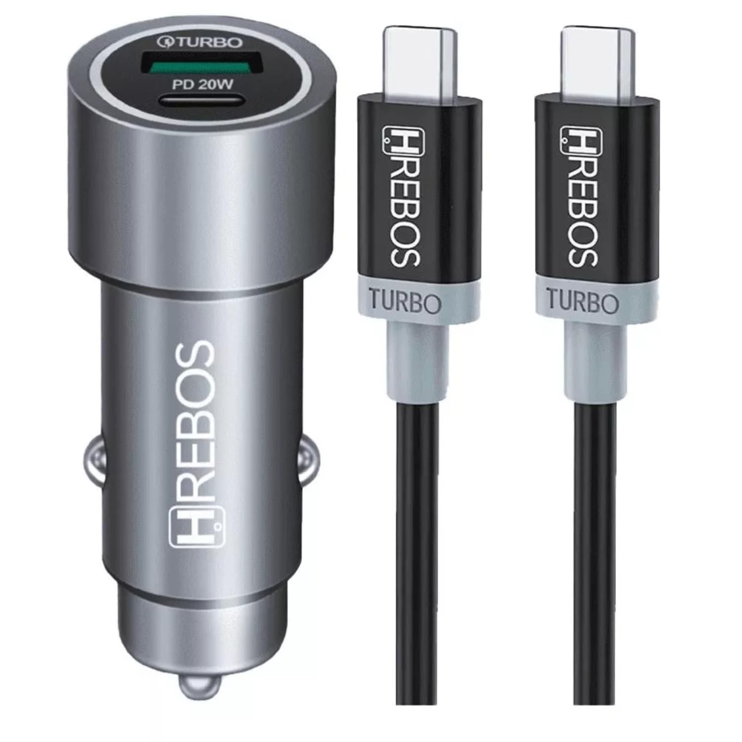 Carregador Veicular Universal 2 Portas (USB-A + USB-C PD 20W) - Carregamento Rápido para Carro
