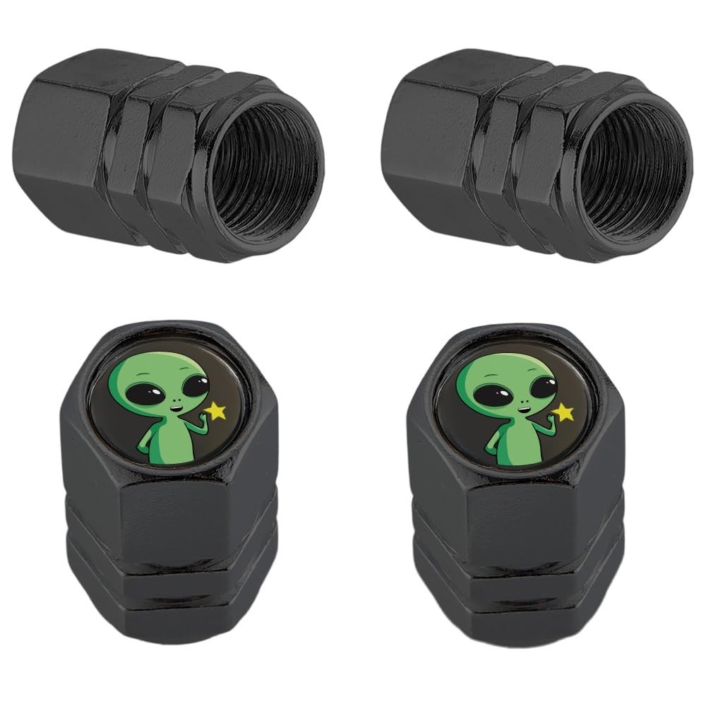 Tampas de Válvula Alien Peace CREATCABIN: Estilo e Proteção para Seu Veículo