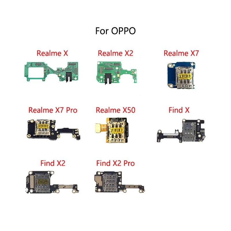Peça de Reparo OPPO/Realme: Slot SIM + Microfone