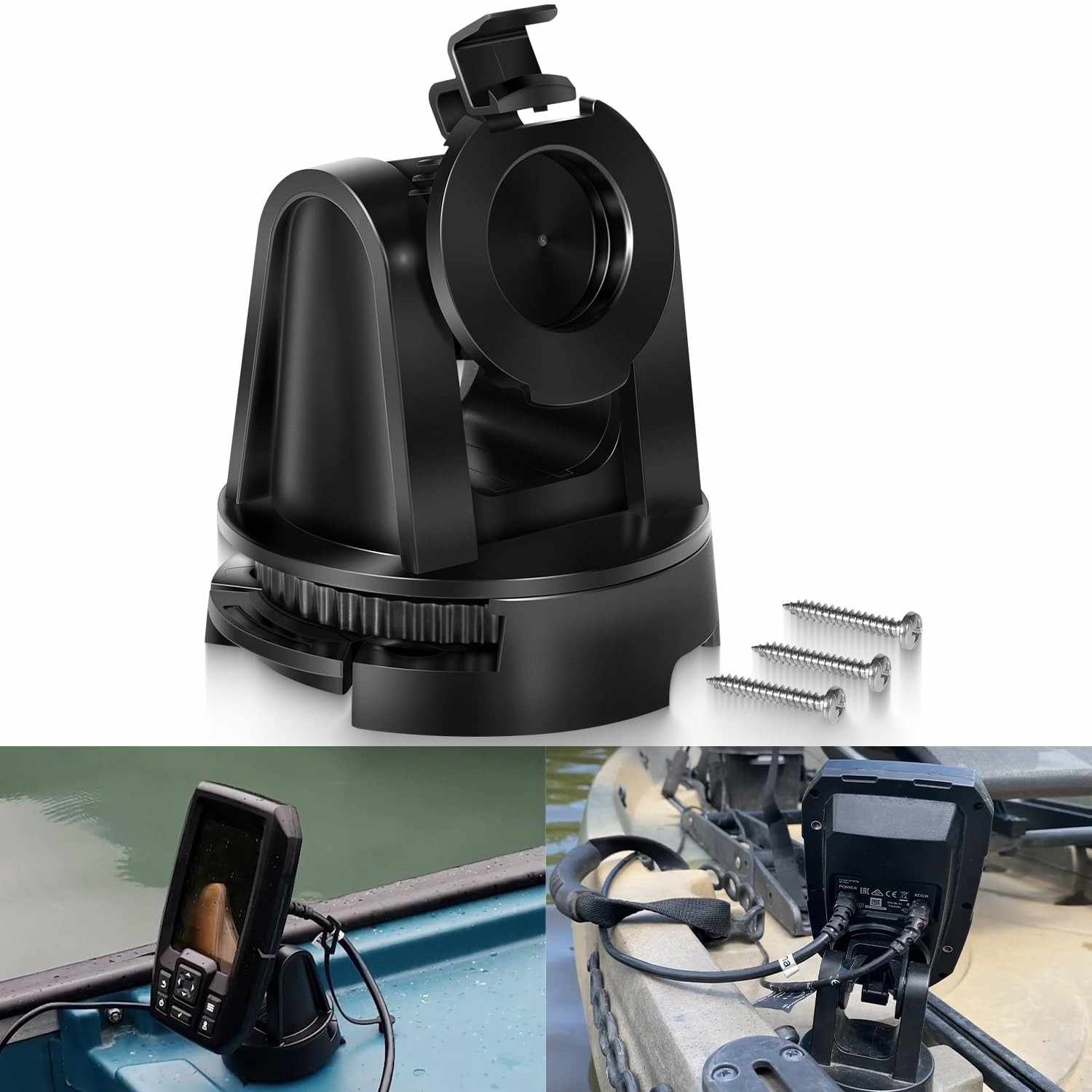 Suporte Inclinável/Giratório Garmin Striker Plus 4/4Cv, Vivid 4cv - Peça de Reposição 010-12439-10