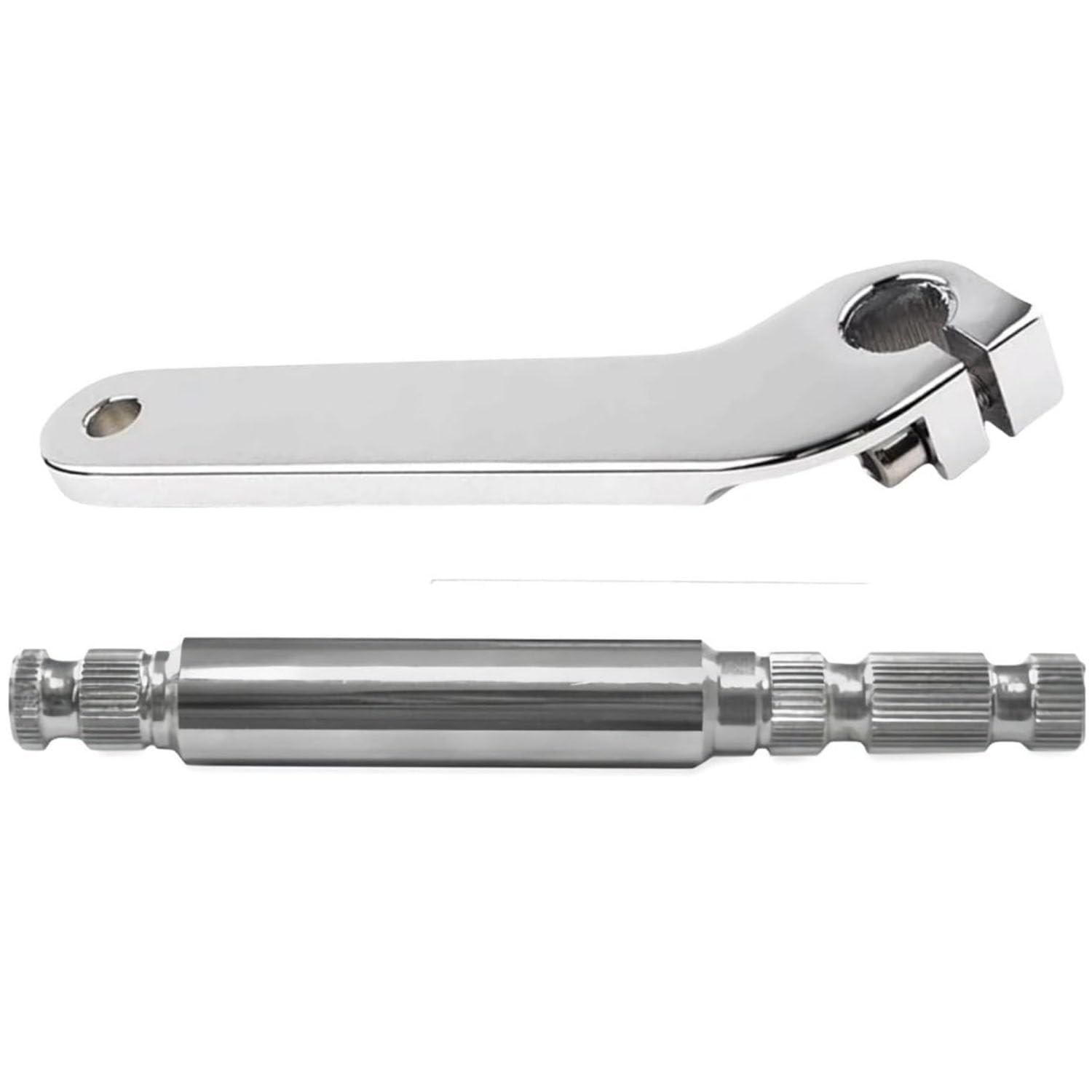 Kit Ligação Câmbio Harley Davidson Touring 1984-2016 - Aço Cromado 2 Peças