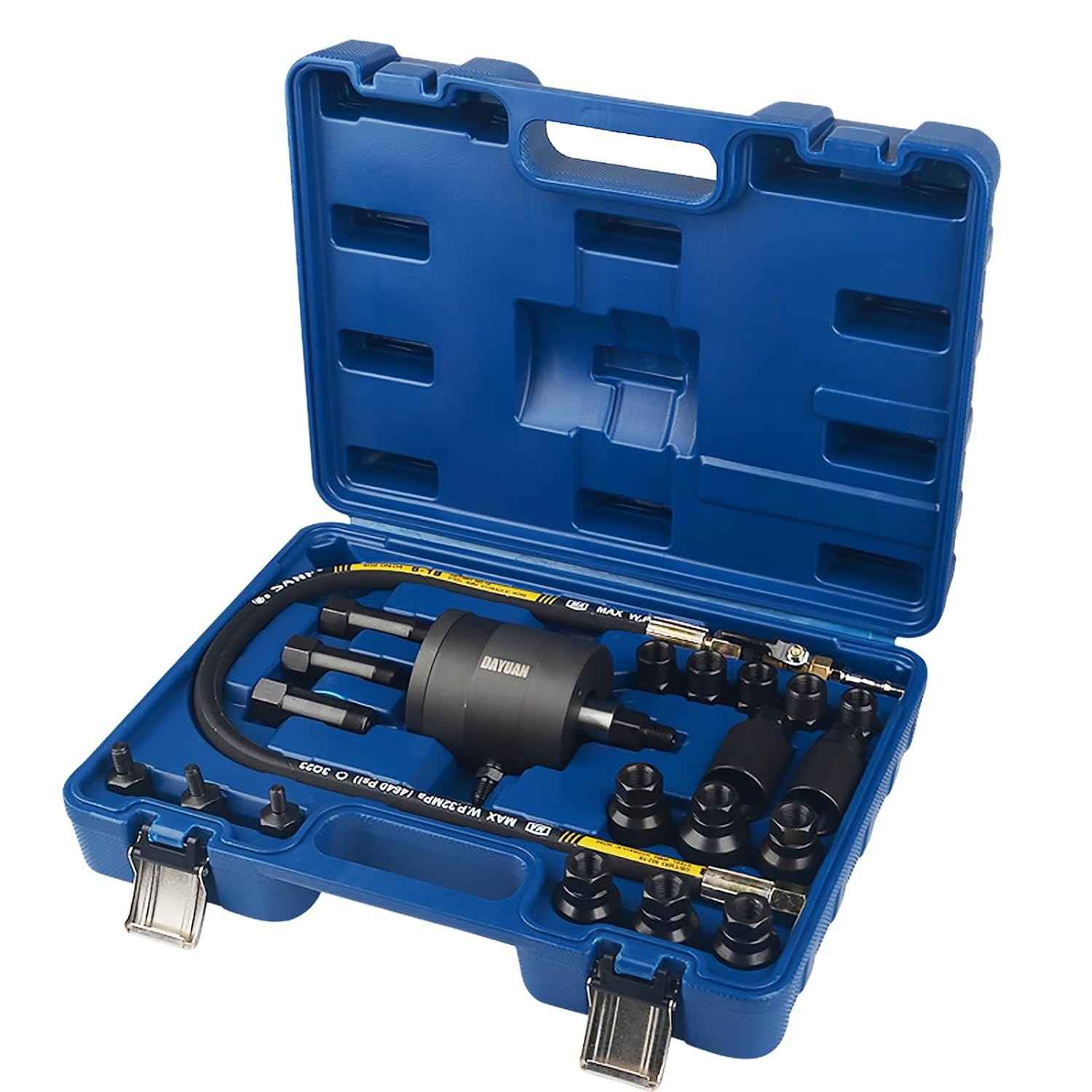 Kit Ferramentas Remoção Injetor Diesel Pneumático DAYUAN 21 Peças Profissional