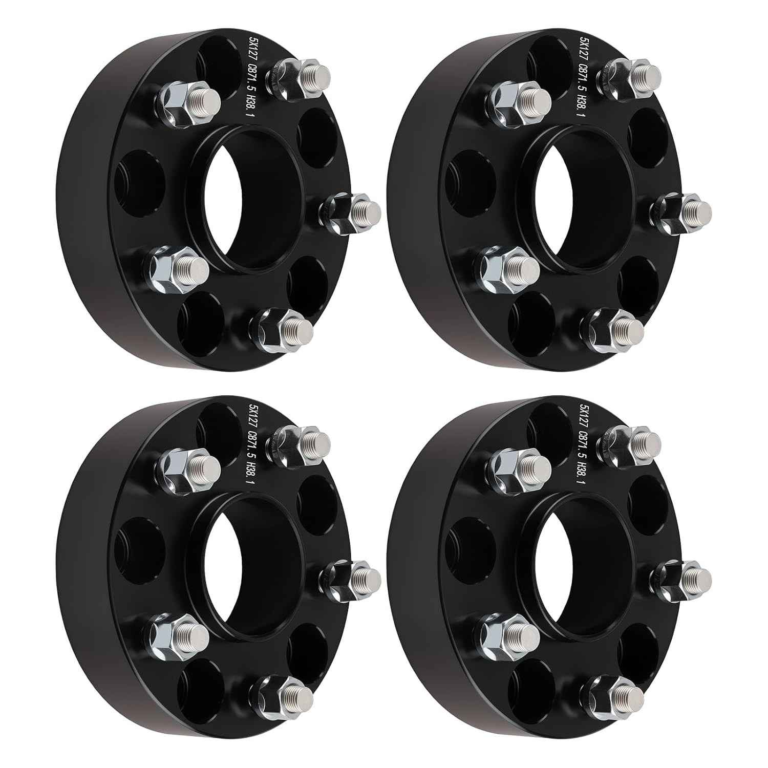 Espaçadores de Roda maXpeedingrods 4 Peças 3.8cm 5x127mm para Jeep Wrangler, Commander e Grand Cherokee - Hubcêntrico e Durável