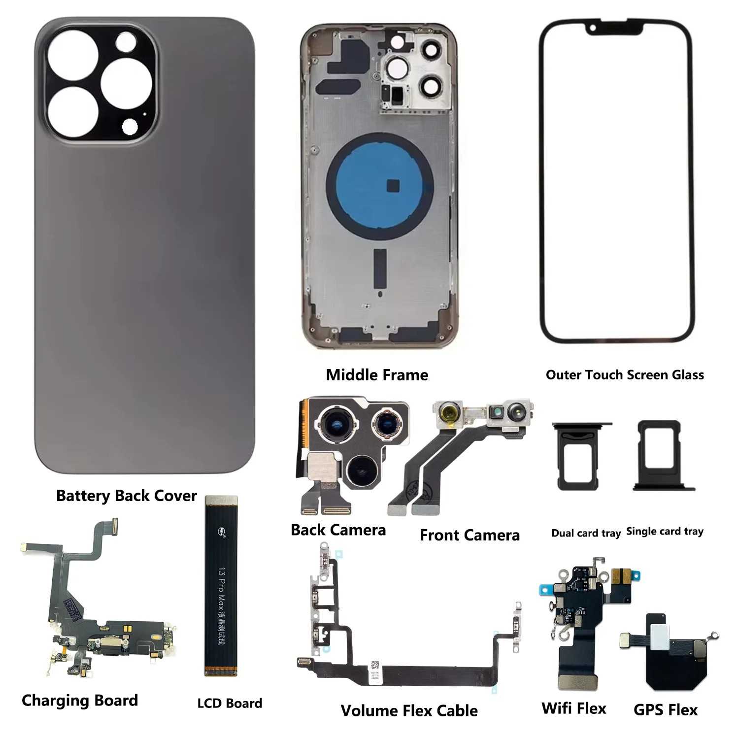 Peças iPhone 13 Pro: Bateria, Carcaça e Mais!