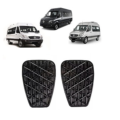 Pedal Freio e Embreagem Sprinter: Kit Completo Preto