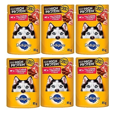 Pedigree High Protein: Ração Úmida para Cães Adultos