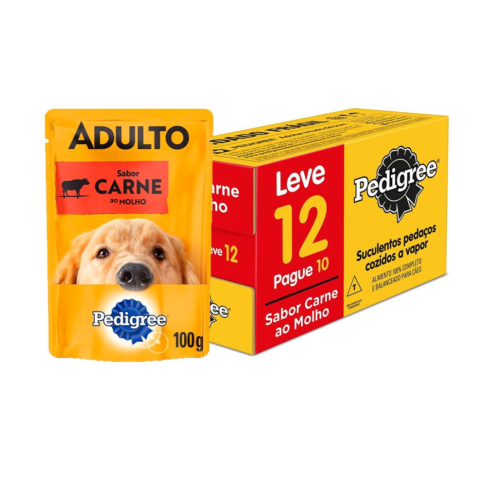 Pedigree Sachê: Ração Úmida Irresistível para Seu Cão!