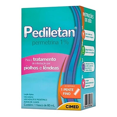 Pediletan Loção 60ml: Elimine Piolhos!